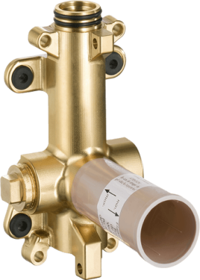 Corps d'encastrement Starck Shower Module raccordement 20x27mm gauche ou droite chromé réf. 28486180 AXOR
