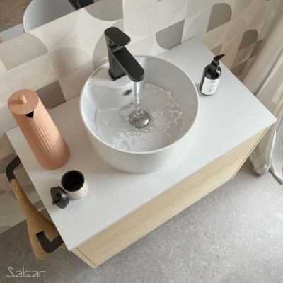 Vasque à poser Lisboa Solid Surface D 360x140mm Réf.90771 SALGAR