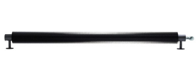 Radiateur eau chaude Acova DécoForm plinthe raccordement latéral côtés opposés, Blanc RAL 9016 370W (dT50) 190x1000 mm Réf. FWF-019-100 ACOVA
