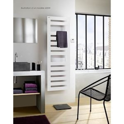 Sèche-serviettes Karena Spa électrique commande radiofréquence RF Blanc RAL 9016 750 W 1750 x 500 mm ACOVA