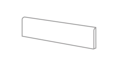 Grès cérame Ragno Realstone travertino vein bianco plinthe 7 x 60 cm RCJC