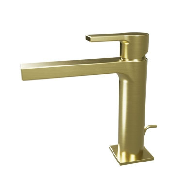 Mitigeur lavabo OMEGA Taille M avec vidage Or brossé Réf. OG22396P