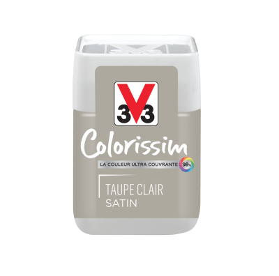 Testeur de peinture taupe clair satin 75ml - V33