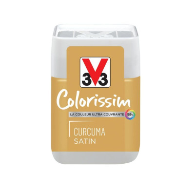 Testeur de peinture satin curcuma 75 ml V33