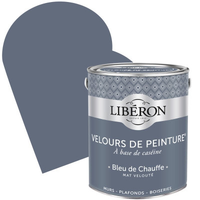 Peinture Velours bleu de chauffe 2.50Ls V33