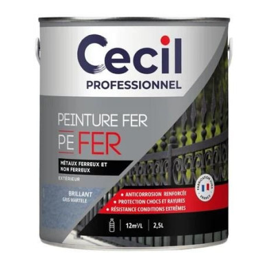 Peinture Gris Martelé 2,5L V33