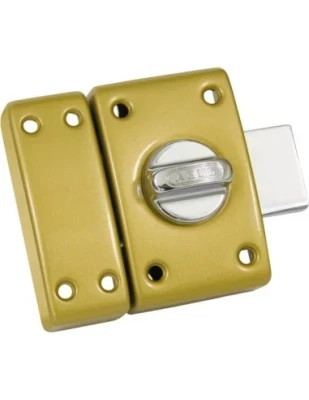 Verrou classique cylindre bouton 50 mm bronze en boîte ABUS