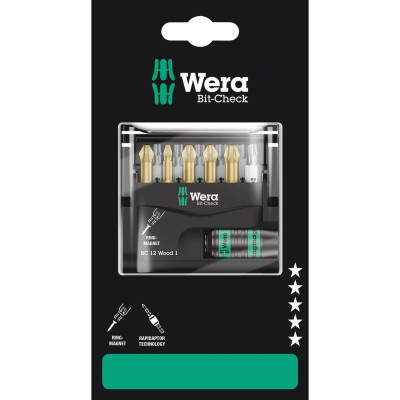 Etui D Emboutsbit-Check 12 Wood 1 Sb 5136390001 WERA