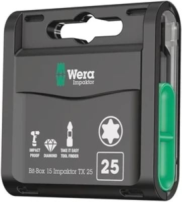 Embouts pour Vis Torxbit-Box 15 Impaktor Torx 30 5057776001 WERA WERK