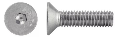 Vis tête fraisée hexagonale creux inox A2 8x20mm boîte de 100 622038X20 ACTON QUINCAILLERIE       