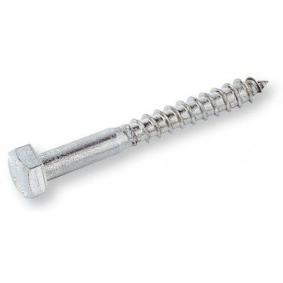 Tirefond Din571 M6x30mm zingué boîte 200 TIR 6X30 VOLVIS