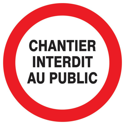 Panneau Signalétique Diamètre 300mm TALIAPLAST SOFOP
