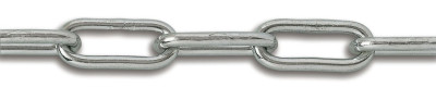 Chaine droite soudée maille longue 8mm acier zingué TBO5 CHAPUIS JEAN