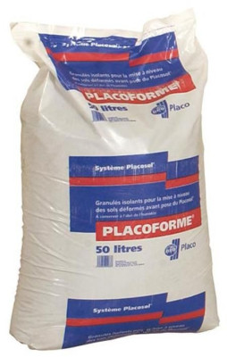GRANULES D'EGALISATION PLACOFORME 50 L PLACOPLATRE