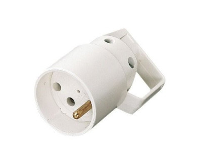 Fiche Femelle Anneau 2P+T Blanc 230021429 SONEPAR