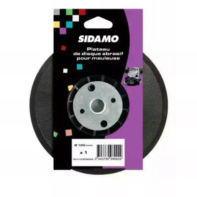 Plateau Support D.180 M14 Pour Meuleuse 10998002 SIDAMO