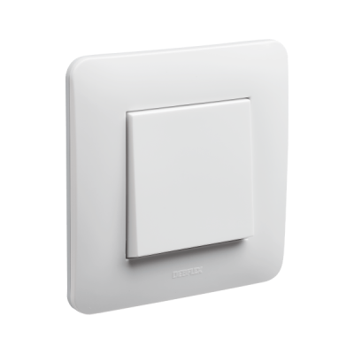 Complet Interrupteur Va et Vient Casual Blanc Brillant 742750 DEBFLEX