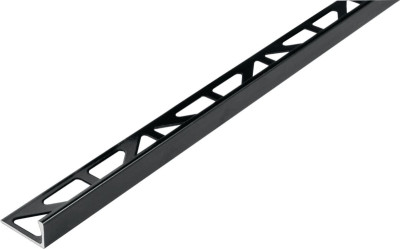 PROFILE DE FINITION DUROSOL DSAC 833 250 CM ALU LAQUE NOIR DURAL