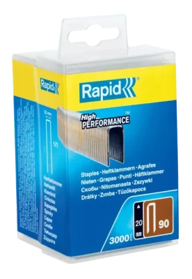 Agrafes 90/20Mm Galva Boite De 3000 RAPID AGRAFAGE