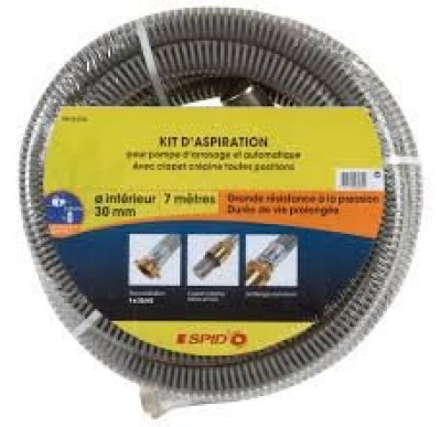 Kit Aspiration 7m Serti Aluminium Clapet diamètre 25mm 3025 ODREA EX DIPRA