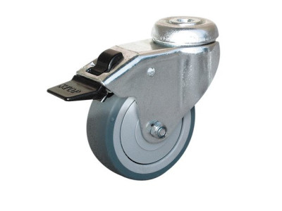 Roulette Uniroll 75 à œil pivotante double blocage 840082 NORAIL
