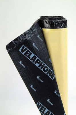 SOUS COUCHE MINCE VELAPHONE CONFORT POUR ISOLATION ACOUSTIQUE ép. 2,5 mm 20x1,07 m SOPREMA