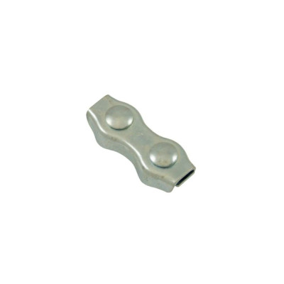 Serre câble Sca6 Plat 2 boulons acier Cadmie PRAMAC LIFTER