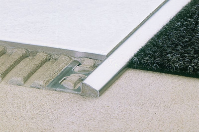 Profilé de transition pour revêtement de sol Schlüter®-RENO-U - laiton - H. 10 mm - L. 2,5 m SCHLUTER SYSTEMS