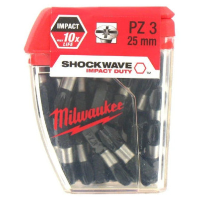 25 Embouts Pz3 Shw 25mm 4932352554 MILWAUKEE