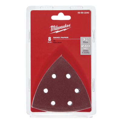 Abrasif Grain 240 8 Pièces 48902240 MILWAUKEE