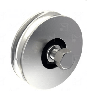 Roue à Gorge Rond  Diamètre 60 mm Roulement à Bille 4330601 20061R12 MANTION
