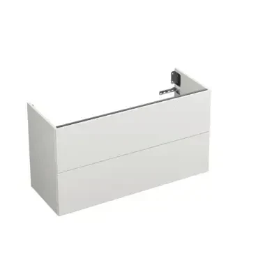 MEUBLE SOUS VASQUE DOMAO 100 118 2T BLANC MAT  DOM205 BURGBAD