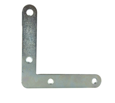 Equerre Fenêtre bout rond Zinguée 100x18 51718 INTERGES.COM
