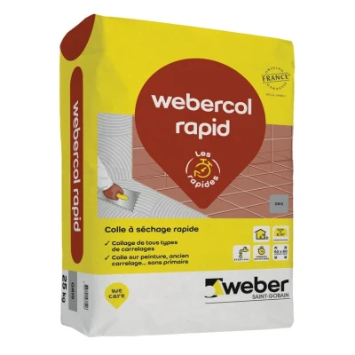 Col Rapide Gris 25Kg WEBER
