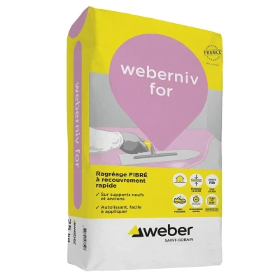 Ragréage Auto-Lissant WeberNiv For 25Kg WEBER