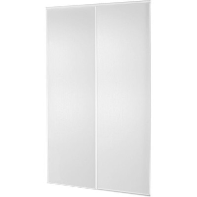 Pack 2 Vantaux Blanc Veiné 250x150cm