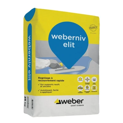 Ragréage Weber Niv Elit 25 Kg