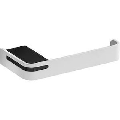 DISTRIBUTEUR PAPIER WC SIMPLE BLANC MAT ALU PELLET
