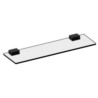 Etagere Filip en verre noir 40 cm 