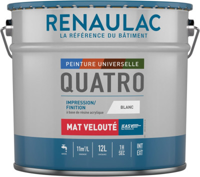 Peinture Quatro Blanc 12 l