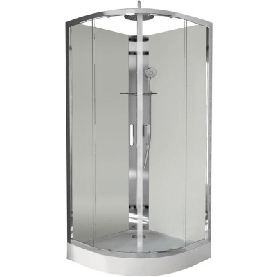 Cabine de douche V2 Océa quart de cercle Mécanique 90 x 225 cm
