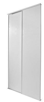 Pack 2 Vantaux Blanc Veiné 250x120cm