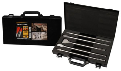 Pics et burins SDS-max coffret de 5 pièces 315C DIAGER