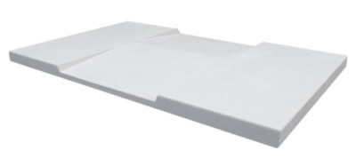 Dalle Rexlan support unité extérieure blanc littoral pour pompe à chaleur 100x60cm épaisseur 5cm CELTYS