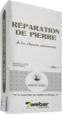 Mortier Weber réparation de pierre DF 27-7002 sac 25kg Réf: 10277002 WEBER
