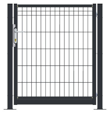 Portillon Axyle sur platine - vert 6005 - 1,23x1 m DIRICKX