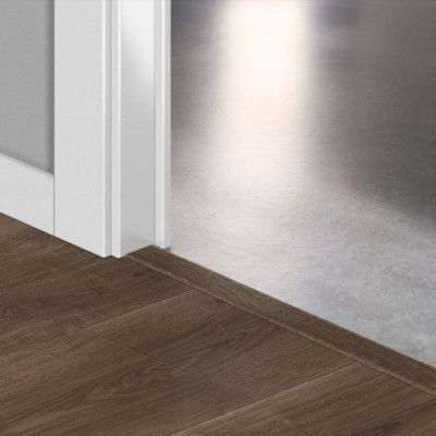 Profilé de finition pour sol stratifié Incizo décor chêne brun brossé 13x48x2150 mm QUICK STEP