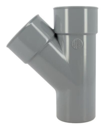Culotte mâle femelle 45° simple diamètre 75mm Réf.BP14 NICOLL