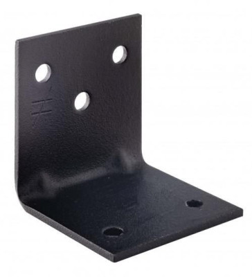 Équerre d'assemblage EA444/2PB - acier galvanisé noir - 40x40x40 mm - ép. 2 mm SIMPSON STRONG-TIE