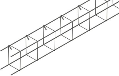 Armature chaînage zone sismique 3 CSM1020X20 - L. 6 m - filants 4HA10 - cadres HA5 - côtés 20x20 cm - espacement 25 cm FIMUREX